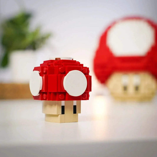  Red Mushroom Power Up Figurine Mini Collectible -  ToylandEU™