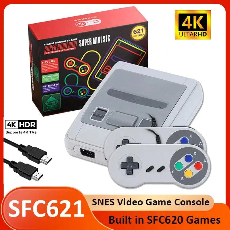  Mini Retro SNES Console 4K HDMI 620 Games Included -  ToylandEU™