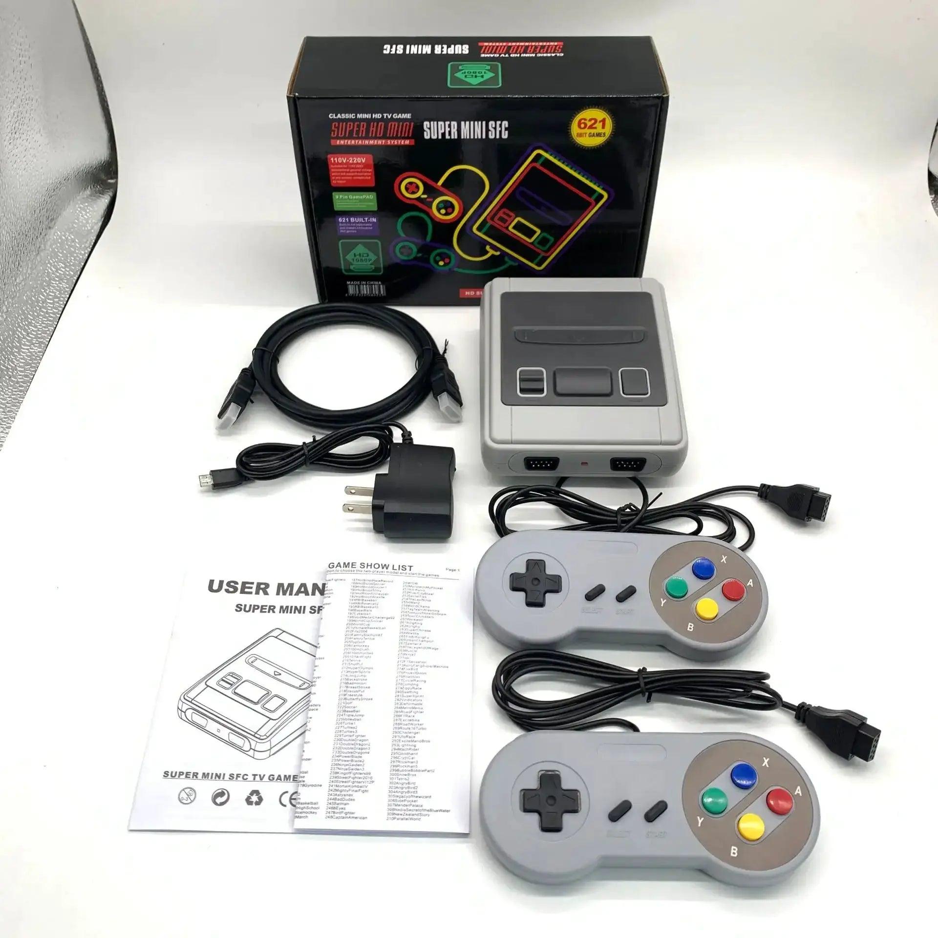  Mini Retro SNES Console 4K HDMI 620 Games Included -  ToylandEU™
