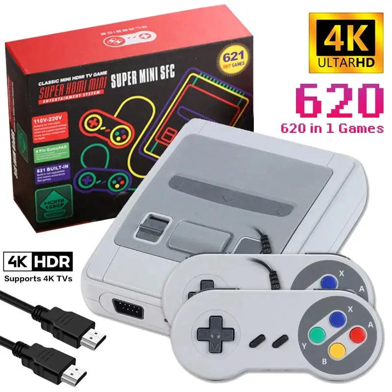  Mini Retro SNES Console 4K HDMI 620 Games Included -  ToylandEU™