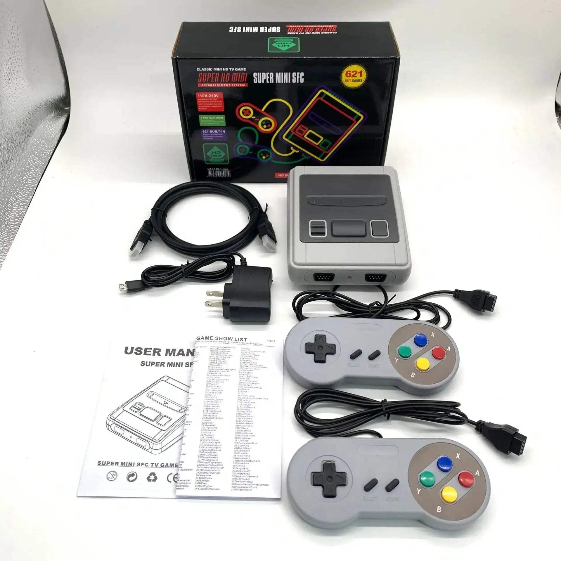  Mini Retro SNES Console 4K HDMI 620 Games Included -  ToylandEU™