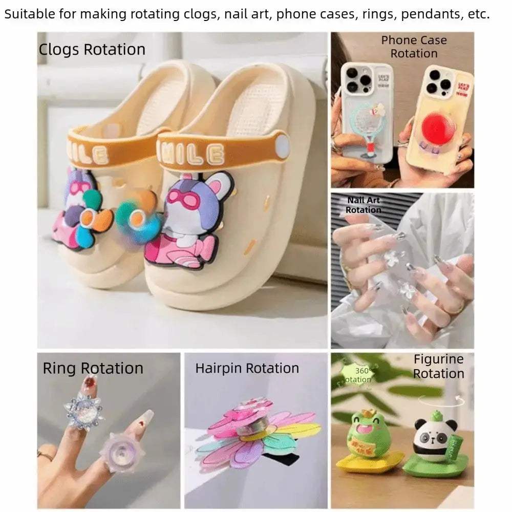 Mini Rotating Bearings for DIY Crafts Smooth 360 Degree Spin - ToylandEU