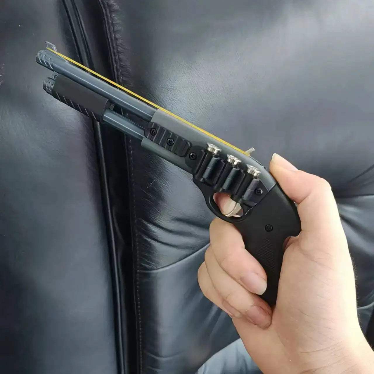 Mini Rubber Band Gun Toy Pistol With 8 Burst Shooting - ToylandEU