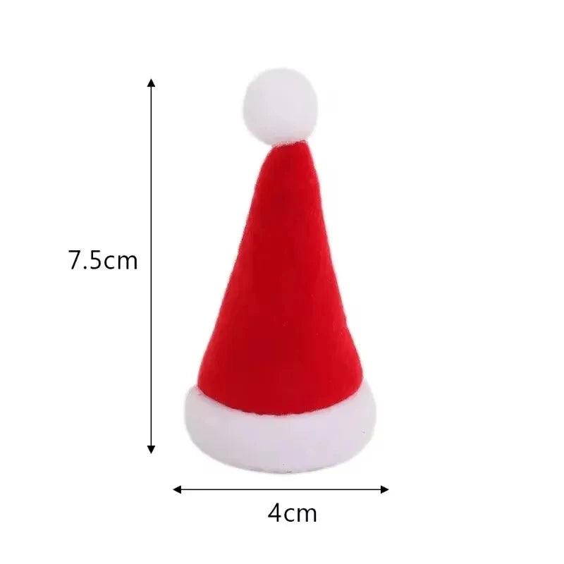 Mini Santa Hats | Single-Sided Velvet | Toylandeu™