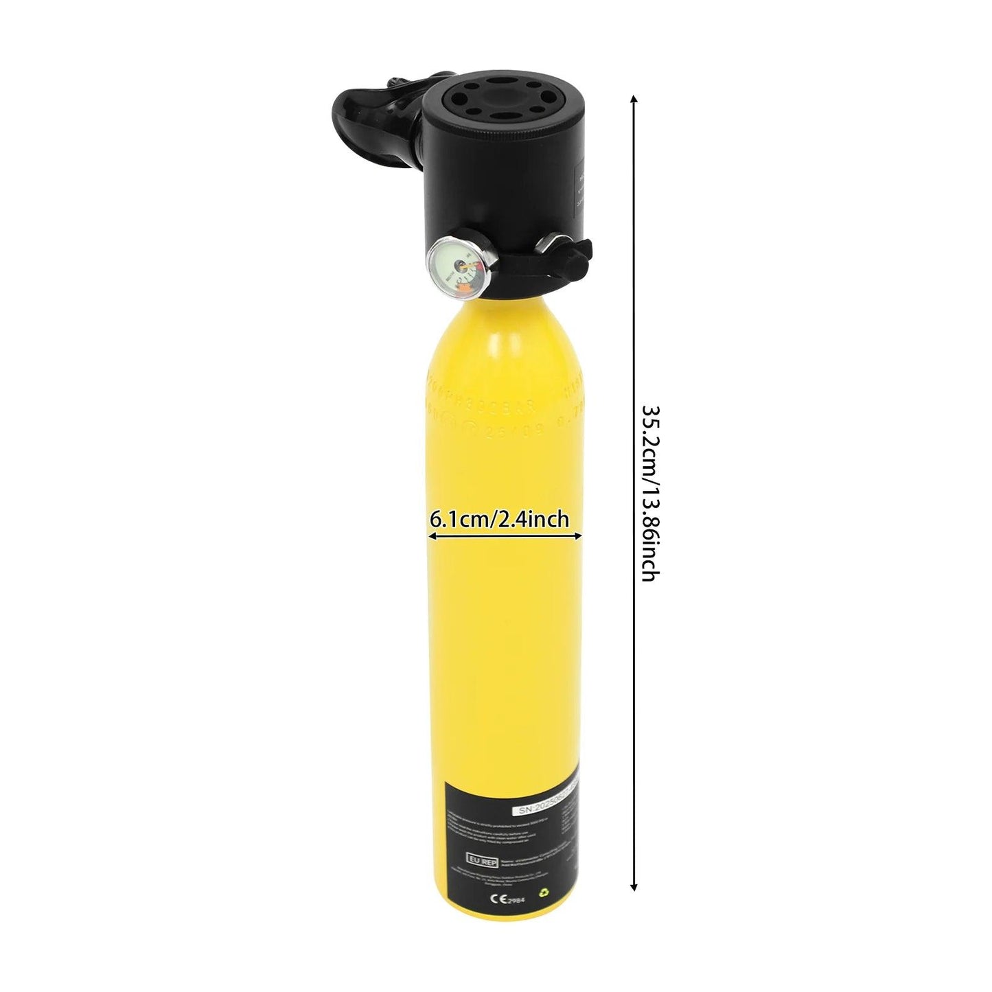 Mini Scuba Tank | 0.5L Capacity | Toylandeu™