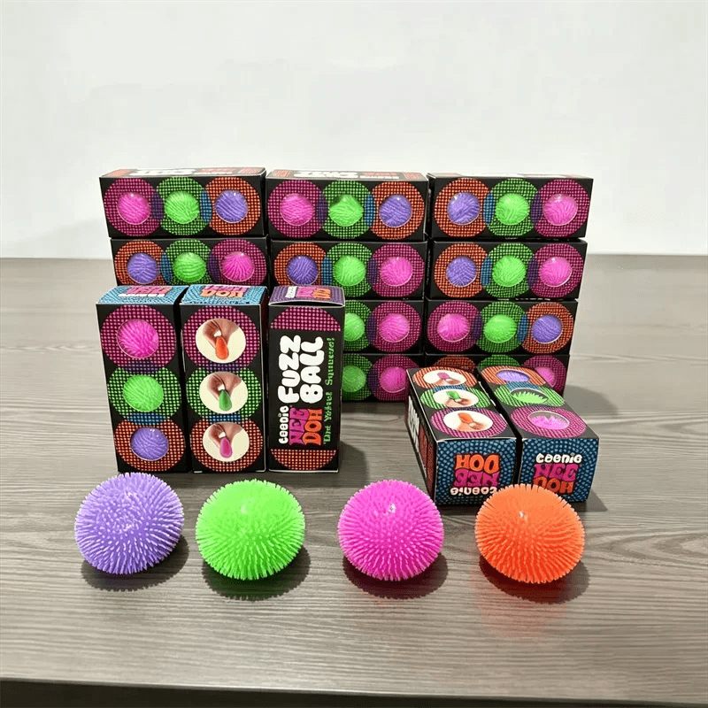 Mini Sensory Fidget Balls | Non-Toxic 3-Pack | Toylandeu™