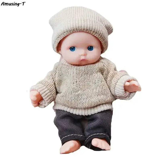  Mini Silicone Reborn Dolls Realistic 12cm Unisex Toy -  ToylandEU™