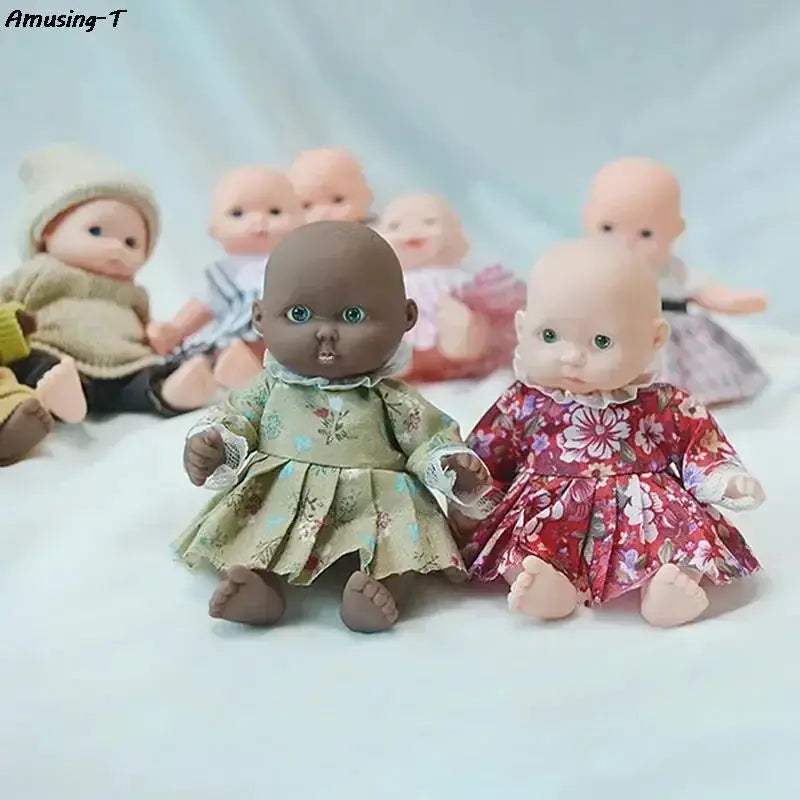 Mini Silicone Reborn Dolls 12cm Realistic Baby Doll Toy - ToylandEU
