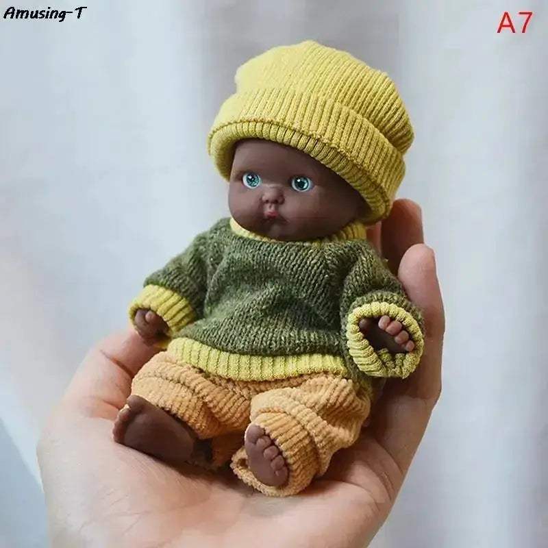 Mini Silicone Reborn Dolls 12cm Realistic Baby Doll Toy - ToylandEU