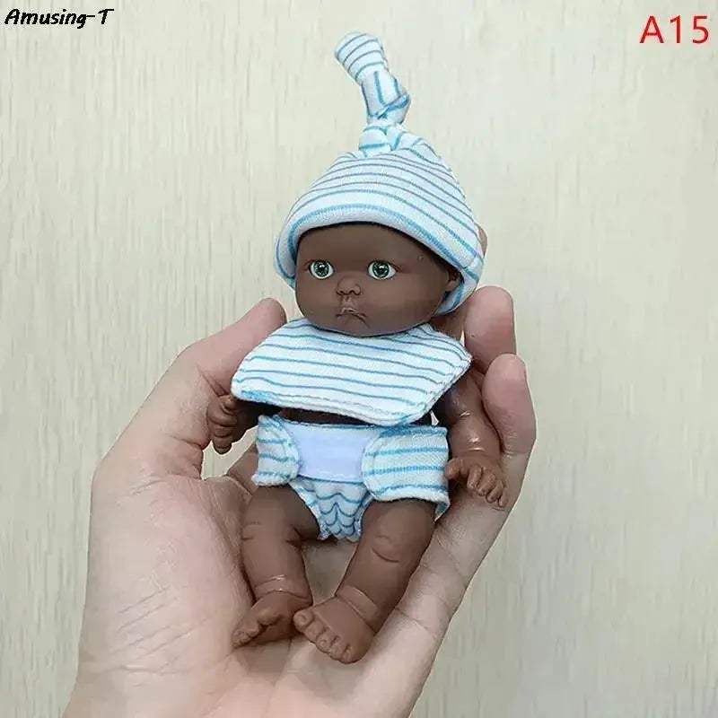 Mini Silicone Reborn Dolls 12cm Realistic Baby Doll Toy - ToylandEU