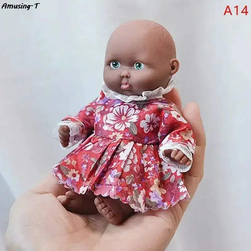 Mini Silicone Reborn Dolls 12cm Realistic Baby Doll Toy - ToylandEU