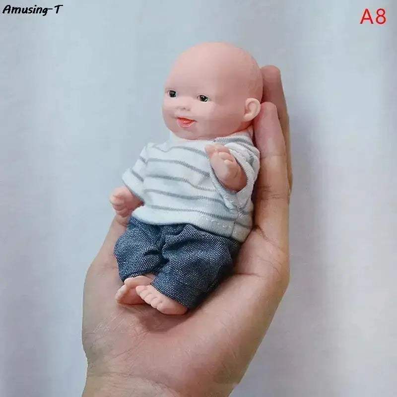 Mini Silicone Reborn Dolls 12cm Realistic Baby Doll Toy - ToylandEU
