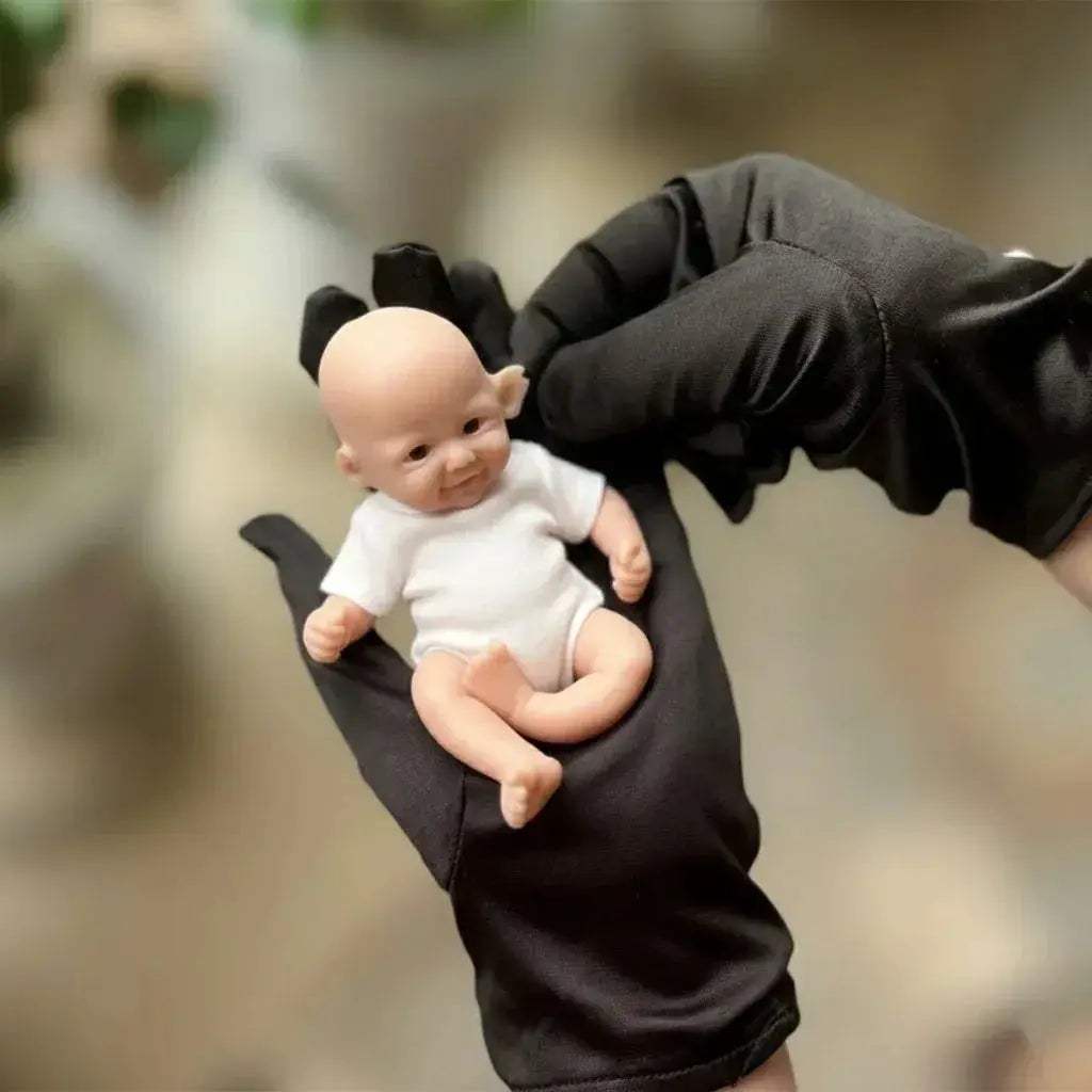 Mini Silicone Reborn Dolls Lifelike 6 Inch Handmade Unisex Babies - ToylandEU