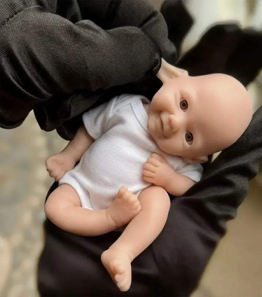 Mini Silicone Reborn Dolls Lifelike 6 Inch Handmade Unisex Babies - ToylandEU