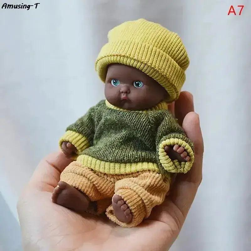  Mini Silicone Reborn Dolls Realistic 12cm Unisex Toy -  ToylandEU™