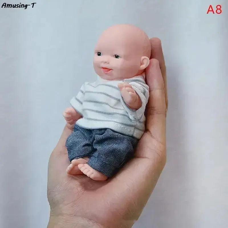  Mini Silicone Reborn Dolls Realistic 12cm Unisex Toy -  ToylandEU™
