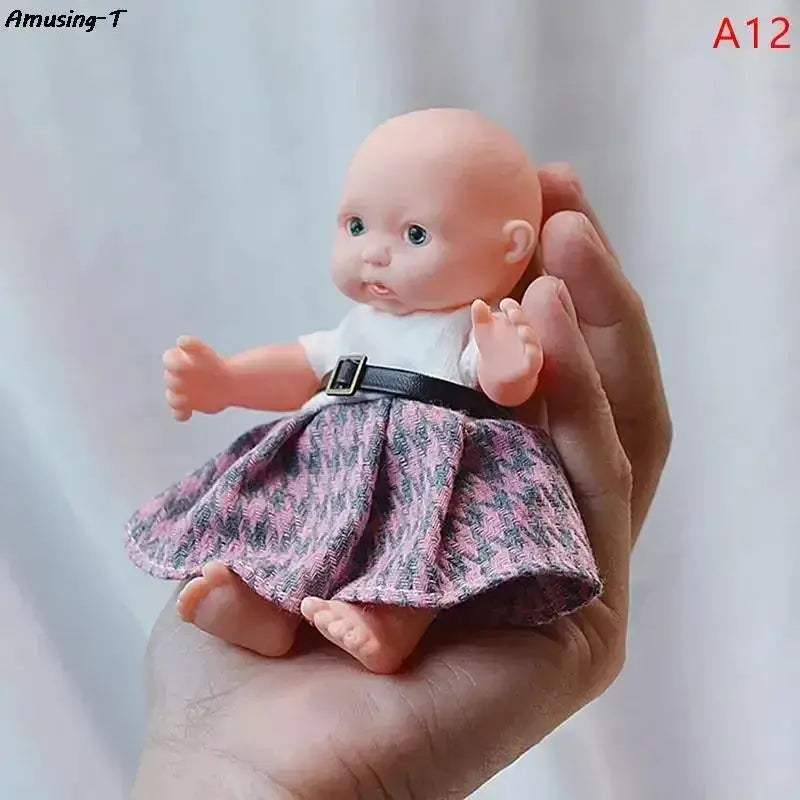  Mini Silicone Reborn Dolls Realistic 12cm Unisex Toy -  ToylandEU™