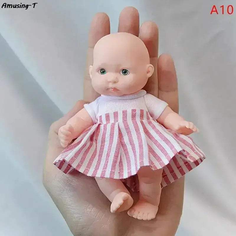  Mini Silicone Reborn Dolls Realistic 12cm Unisex Toy -  ToylandEU™