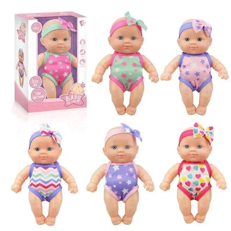  Mini Silicone Reborn Dolls Realistic Smiling Newborn Baby Doll -  ToylandEU™