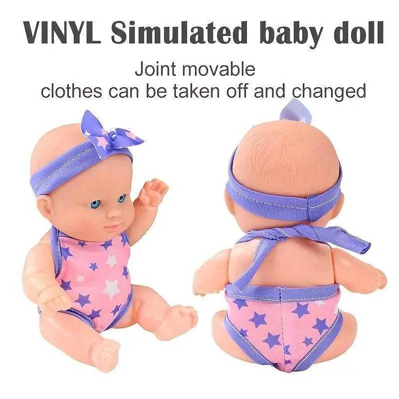  Mini Silicone Reborn Dolls Realistic Smiling Newborn Baby Doll -  ToylandEU™