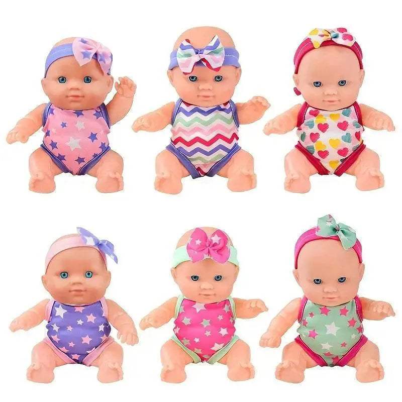  Mini Silicone Reborn Dolls Realistic Smiling Newborn Baby Doll -  ToylandEU™