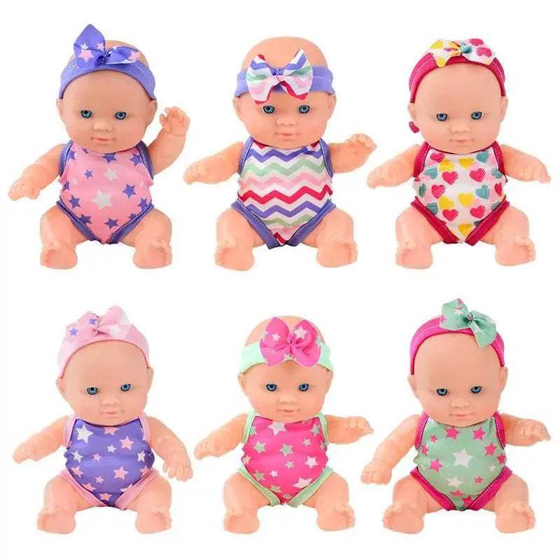  Mini Silicone Reborn Dolls Realistic Smiling Newborn Baby Doll -  ToylandEU™