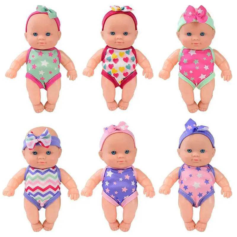  Mini Silicone Reborn Dolls Realistic Smiling Newborn Baby Doll -  ToylandEU™