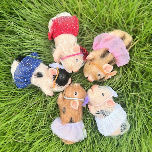  Mini Silicone Reborn Piglet Doll 12cm With 3 Outfit Sets Ltd -  ToylandEU™
