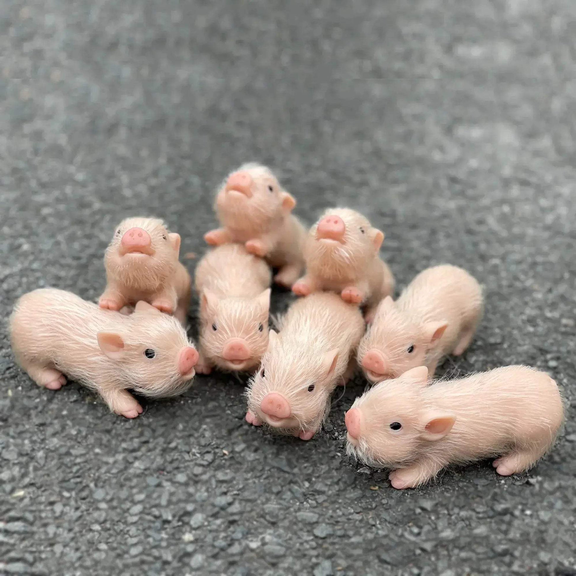  Mini Silicone Reborn Piglet Doll 12cm With 3 Outfit Sets Ltd -  ToylandEU™