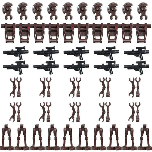 Mini Space Robot Doll with Lightsaber Blaster Armor - 4CM Kit - ToylandEU