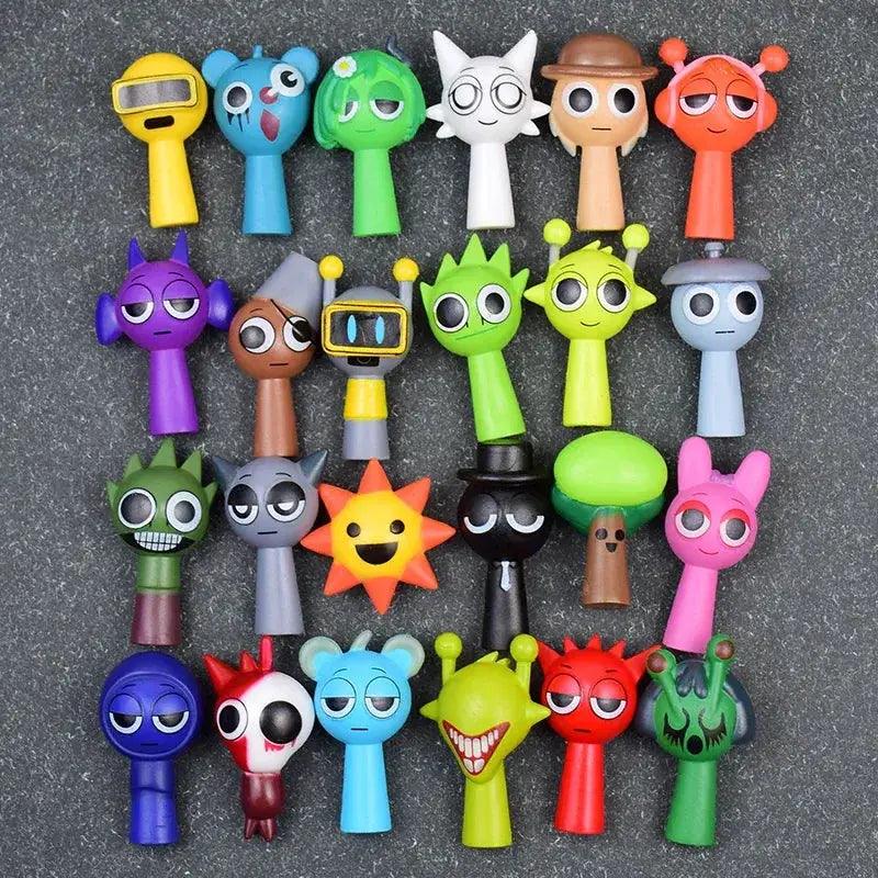  Mini Sprunki Action Figures 24 Piece Cartoon PVC Set -  ToylandEU™