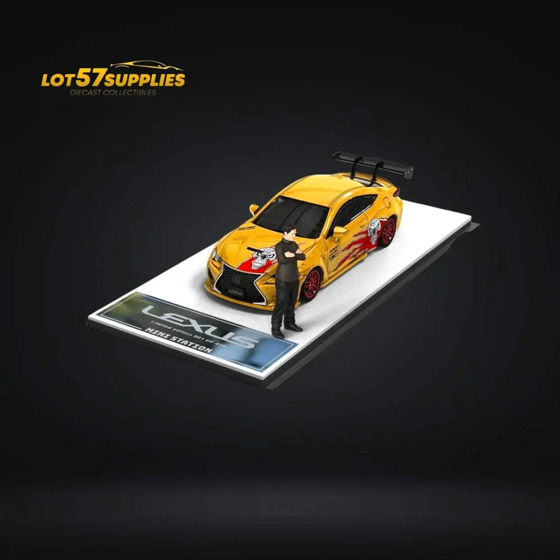 Mini Station Lexus IS 300 F Sport NFS Black List #14 Livery Figure Version 1:64 - ToylandEU
