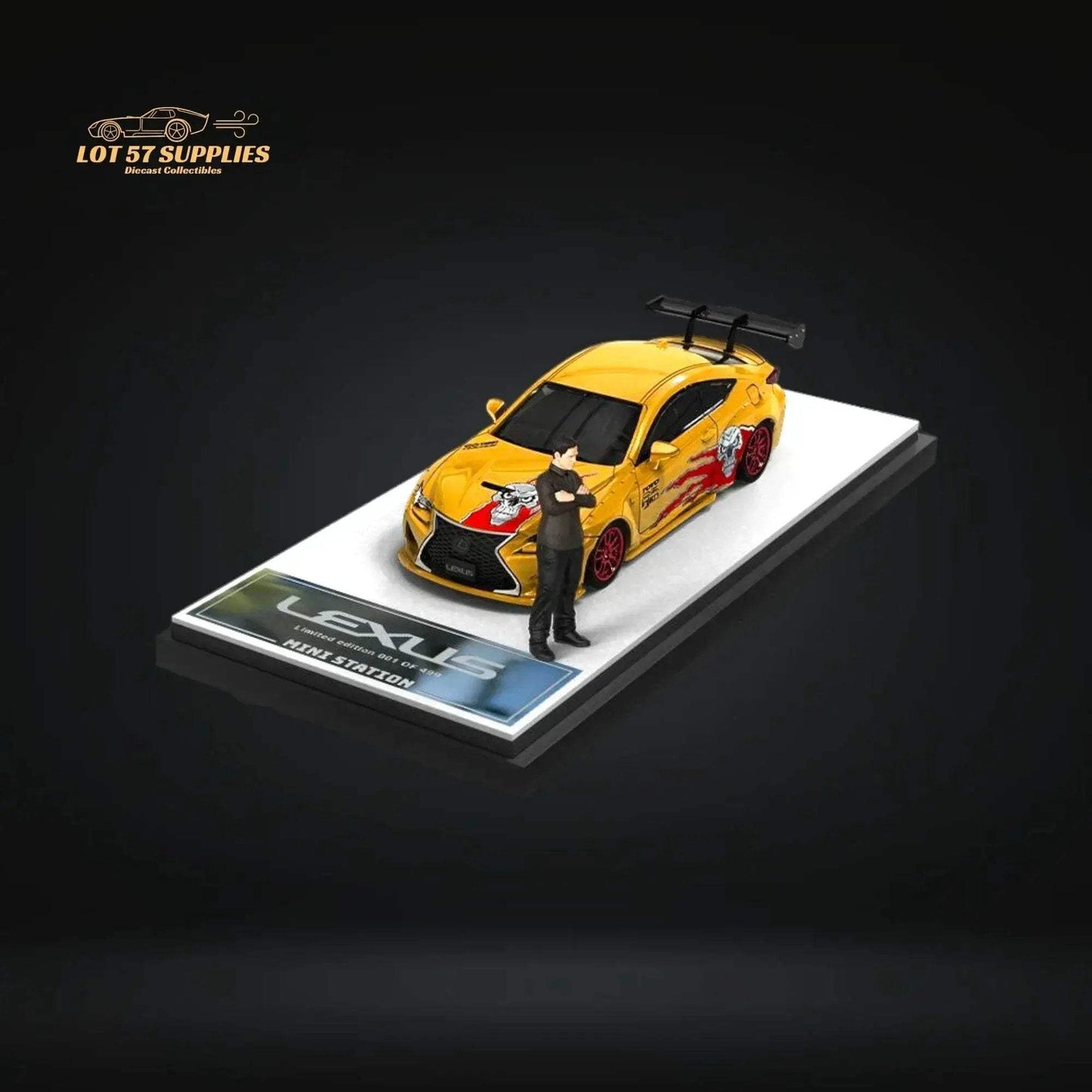 Mini Station Lexus IS 300 F Sport NFS Black List #14 Livery Figure Version 1:64 - ToylandEU