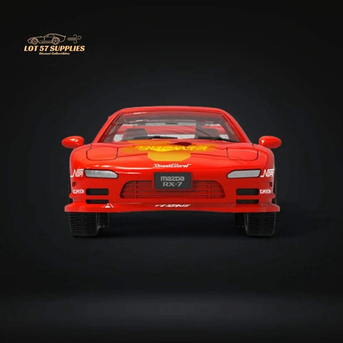 Mini Station Mazda RX-7 Red FNF Figure Version 1:64 - ToylandEU