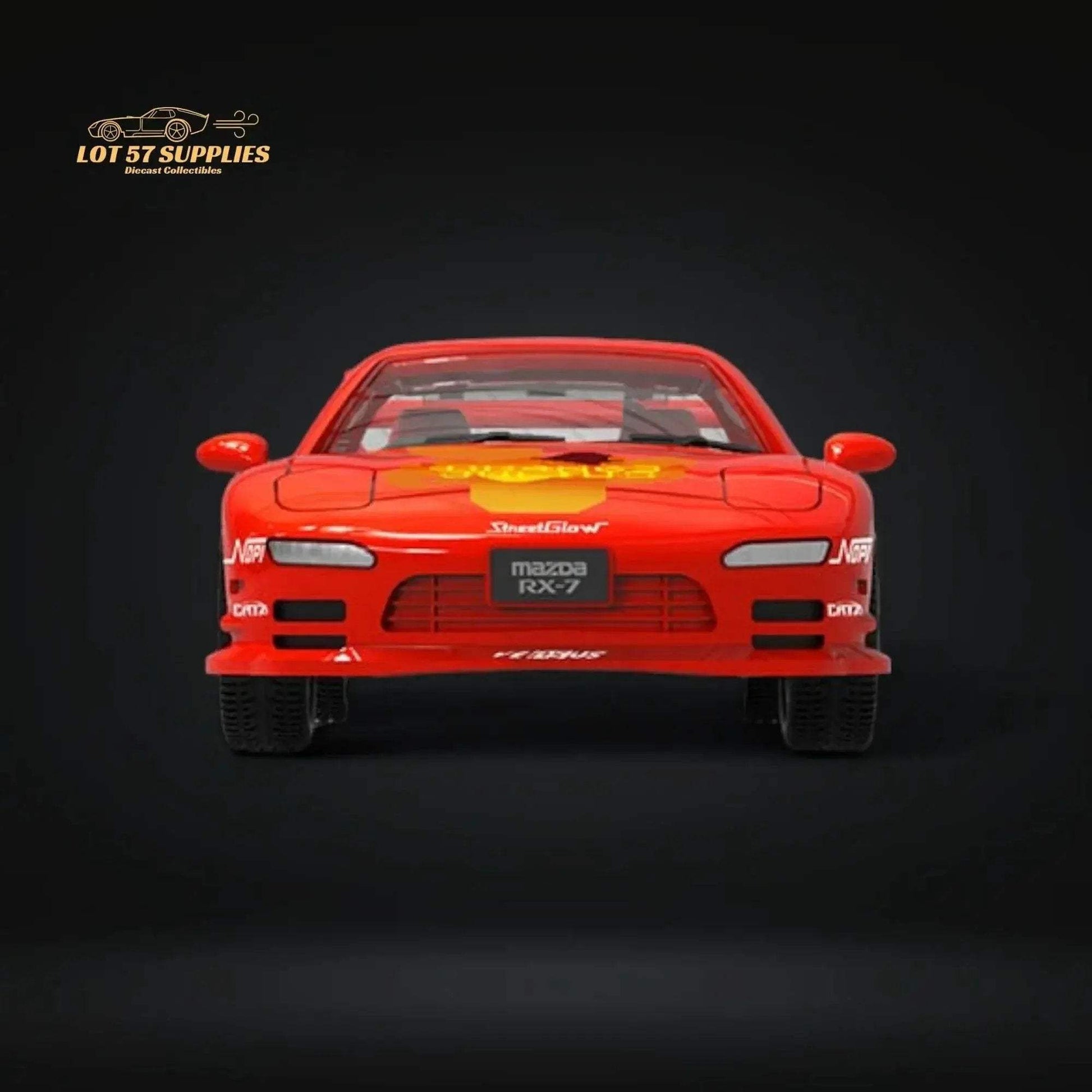 Mini Station Mazda RX-7 Red FNF Figure Version 1:64 - ToylandEU