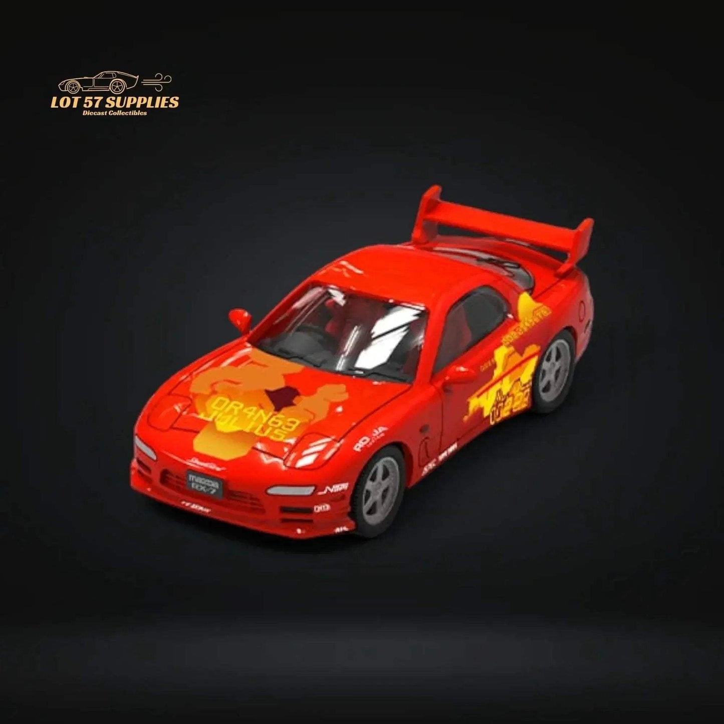 Mini Station Mazda RX-7 Red FNF Figure Version 1:64 - ToylandEU