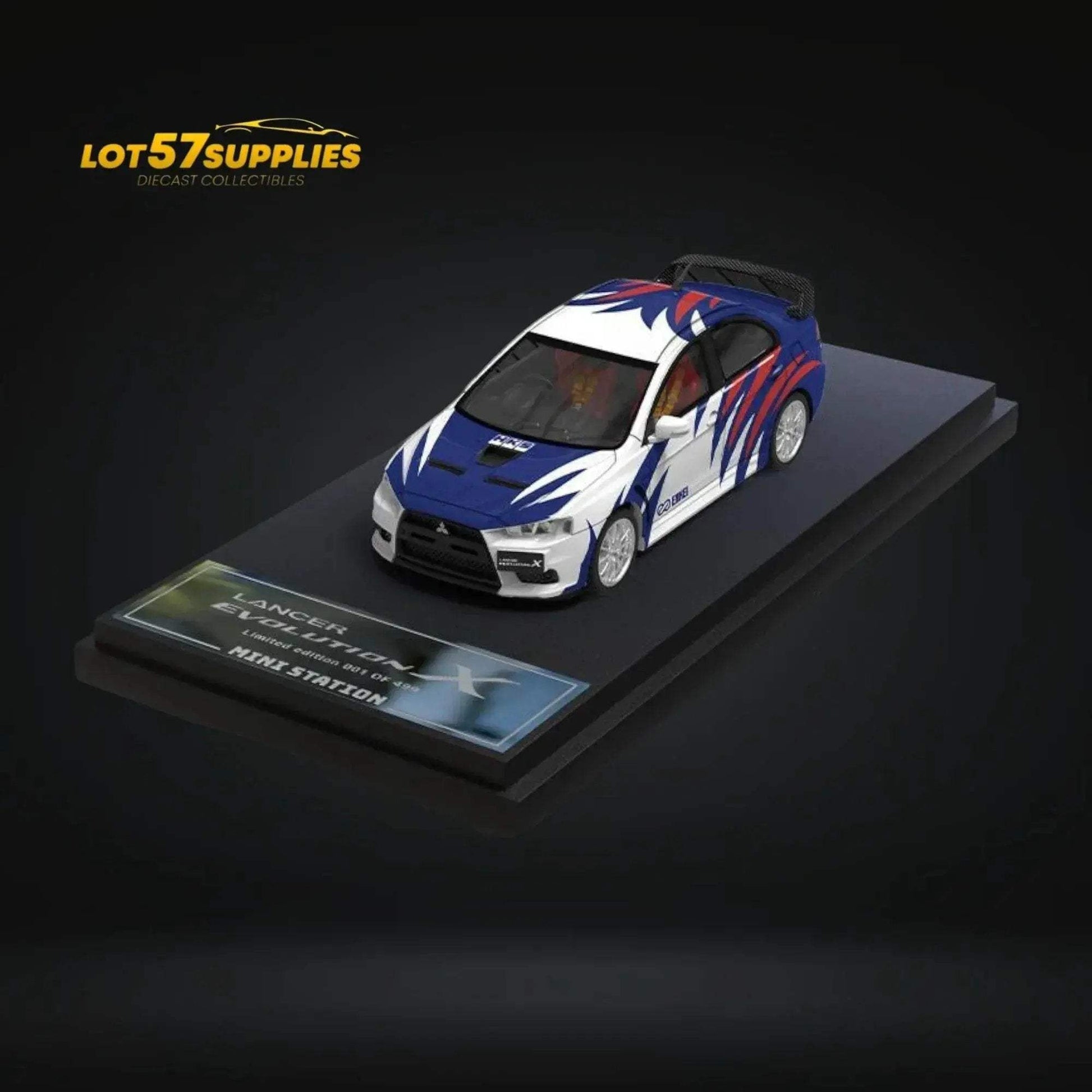 Mini Station Mitsubishi Lancer EVO X Need for Speed Black List #9 Livery Ordinary 1:64 - ToylandEU