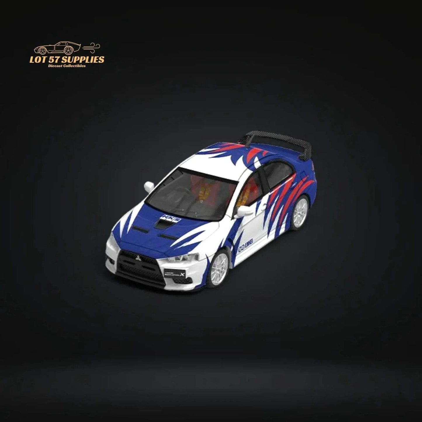 Mini Station Mitsubishi Lancer EVO X Need for Speed Black List #9 Livery Ordinary 1:64 - ToylandEU