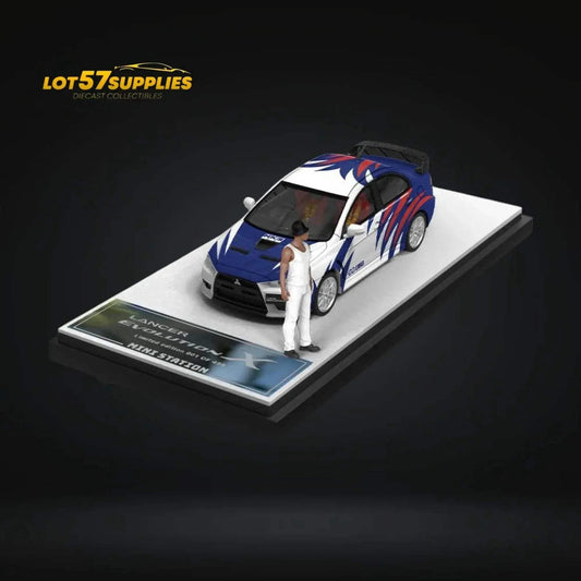 Mini Station Mitsubishi Lancer EVO X Need for Speed Black List #9 Livery Figure Version 1:64 -  ToylandEU™