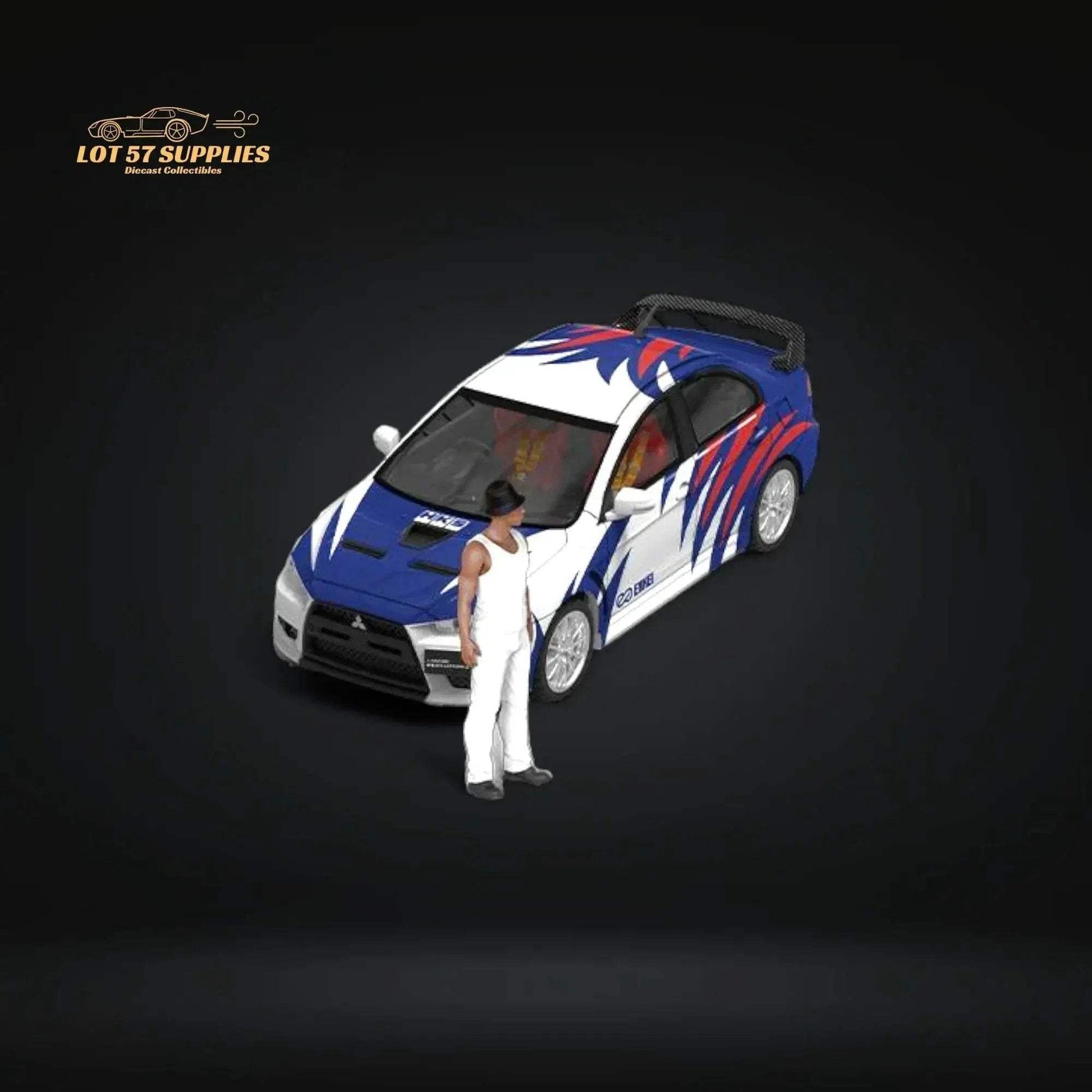 Mini Station Mitsubishi Lancer EVO X Need for Speed Black List #9 Livery Figure Version 1:64 - ToylandEU