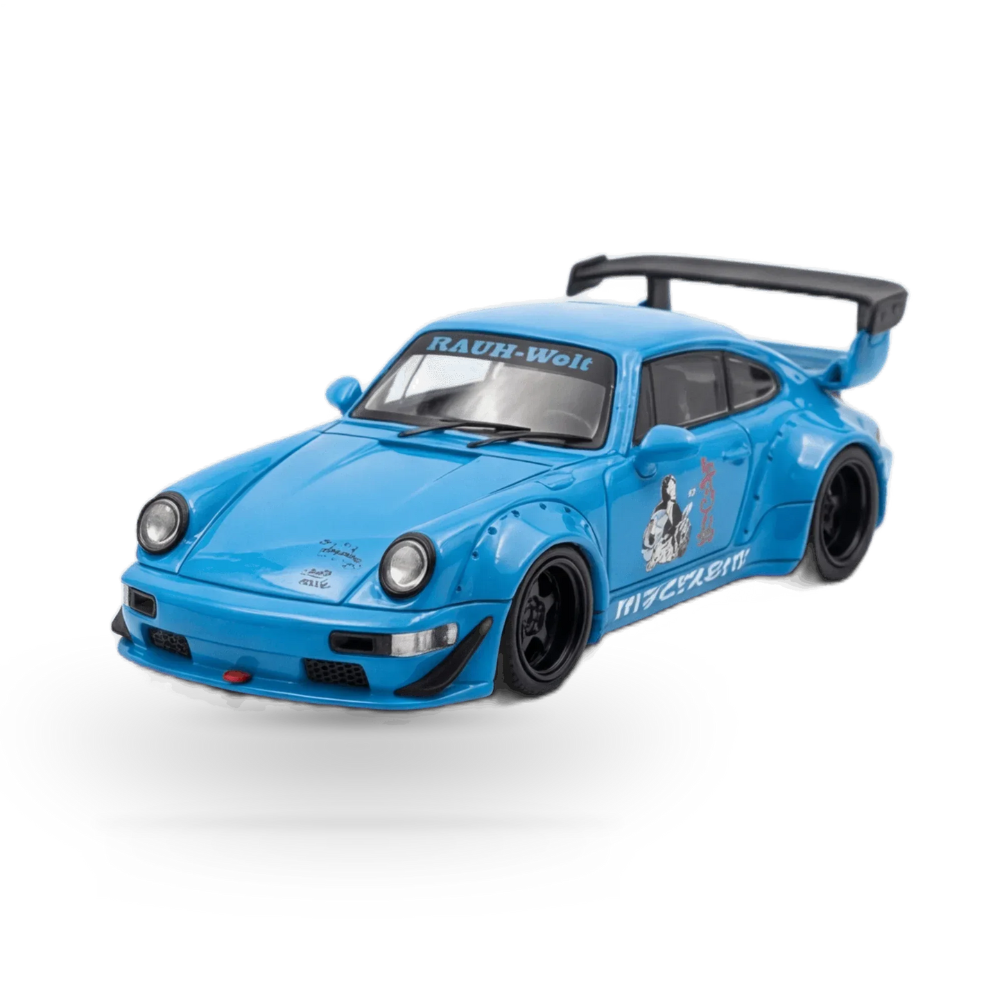 Mini Station Porsche 911 964 RWB HIDEYOSHI blue 1:64 - ToylandEU