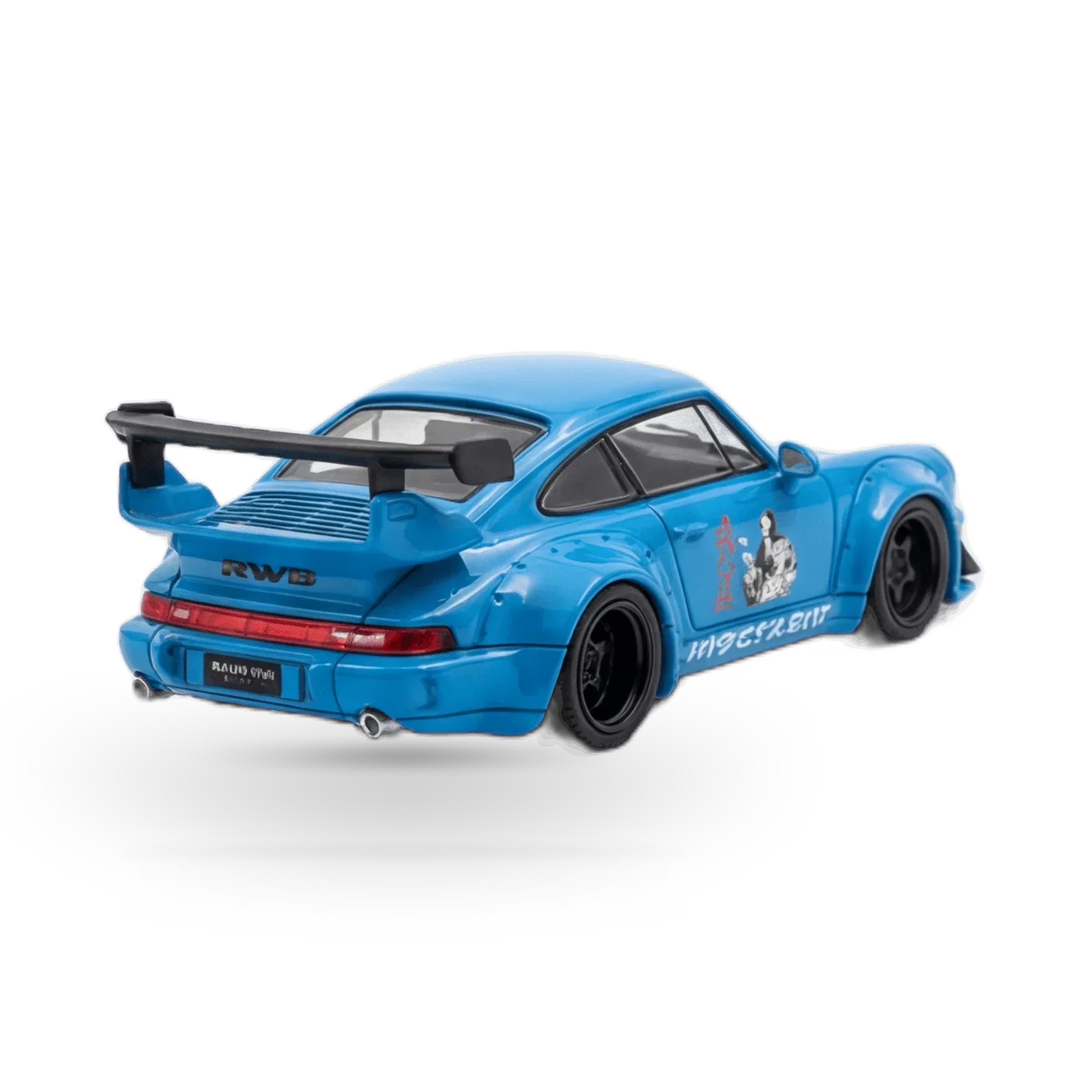 Mini Station Porsche 911 964 RWB HIDEYOSHI blue 1:64 - ToylandEU