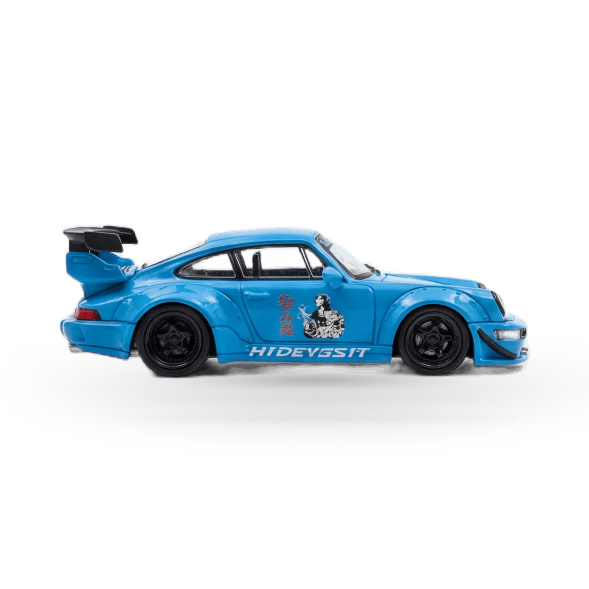 Mini Station Porsche 911 964 RWB HIDEYOSHI blue 1:64 - ToylandEU