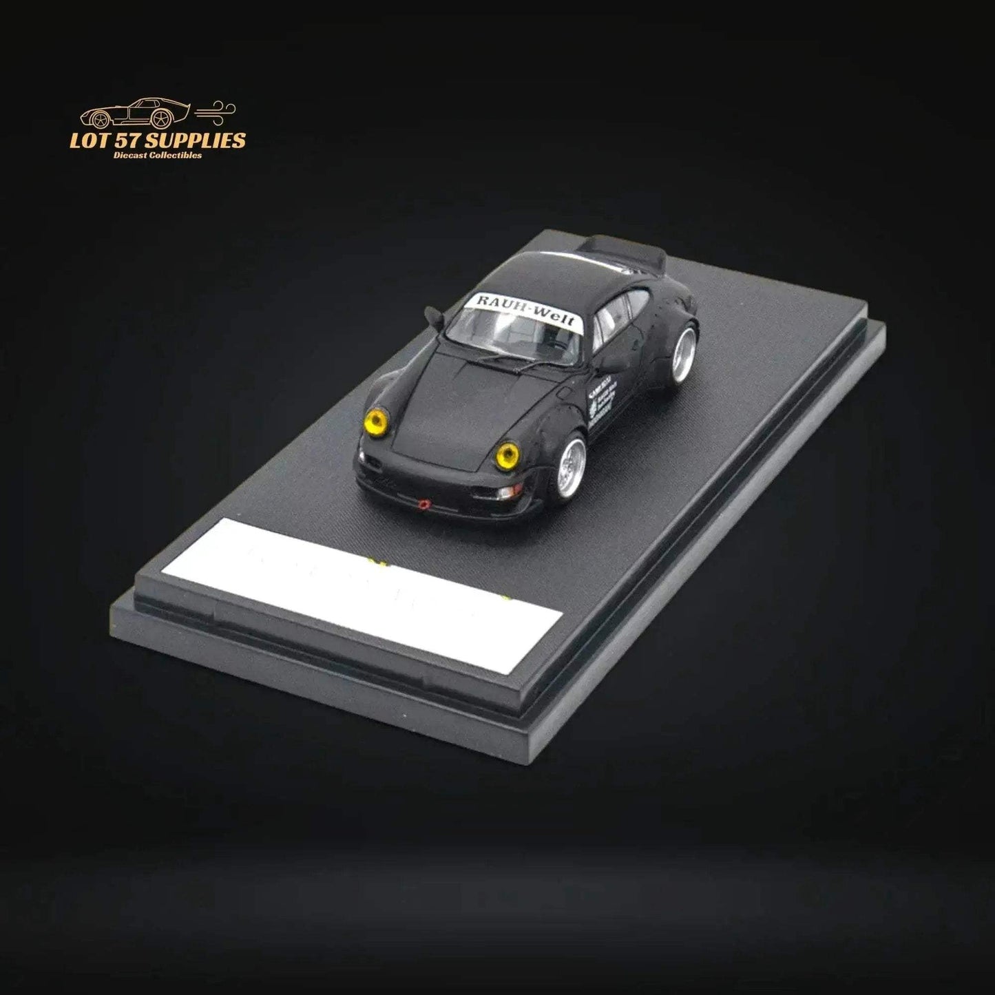 Mini Station Porsche RWB 964 Samurai Black Ordinary 1:64 - ToylandEU