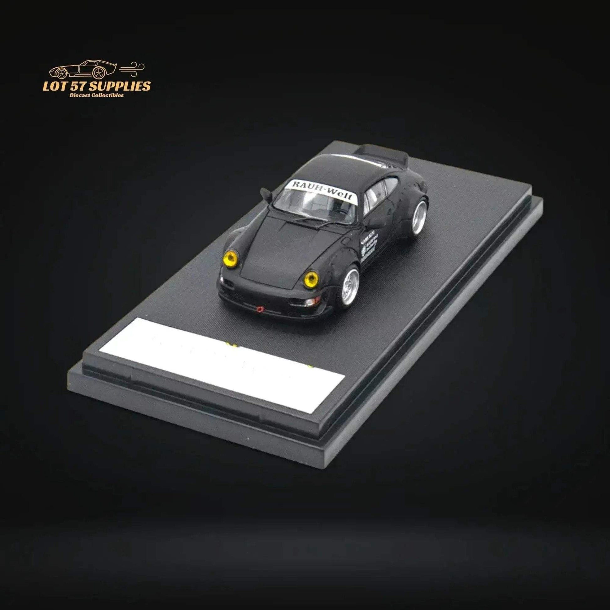 Mini Station Porsche RWB 964 Samurai Black Ordinary 1:64 - ToylandEU