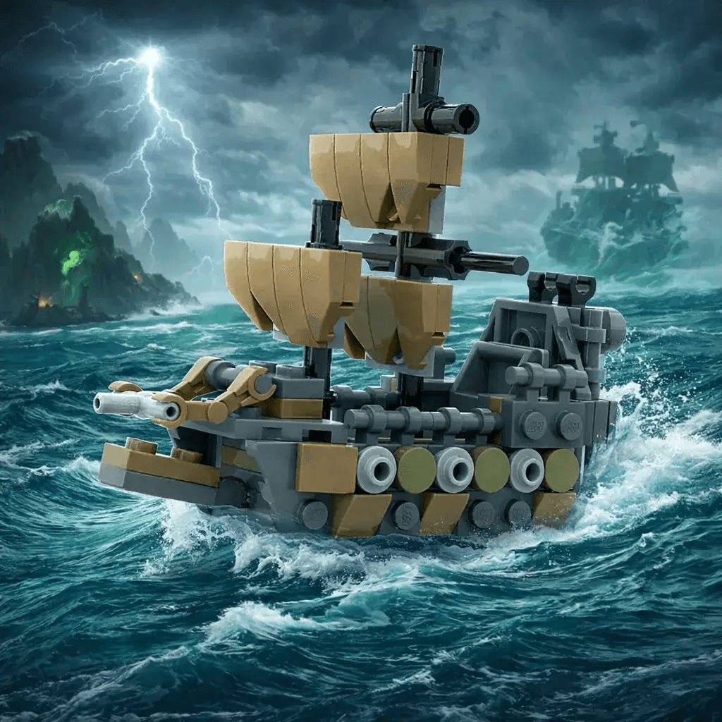 Mini The Flying Dutchman Pirate Ship - ToylandEU