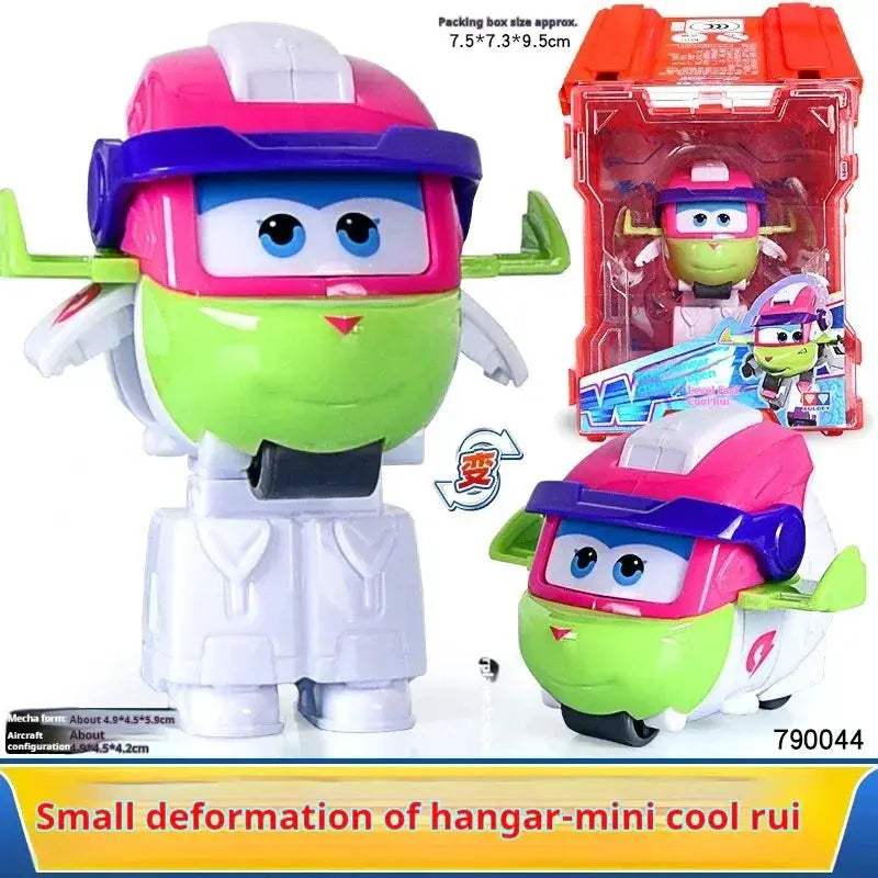 Mini Transforming Plane Robot Action Figures For Kids - ToylandEU