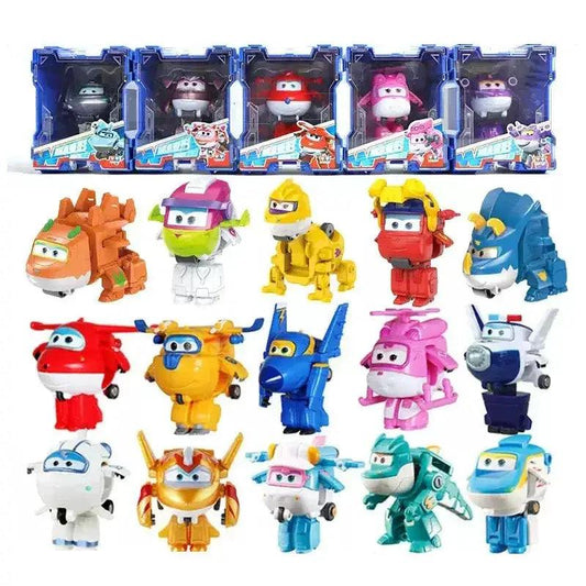 Mini Transforming Plane Robot Remote Control Figures -  ToylandEU™