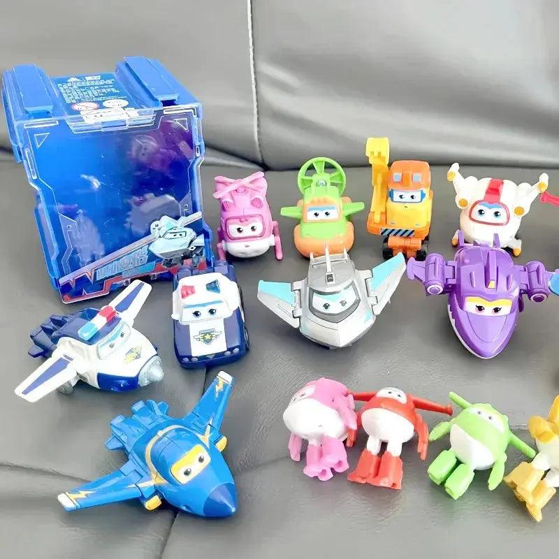  Mini Transforming Plane Robot Remote Control Figures -  ToylandEU™