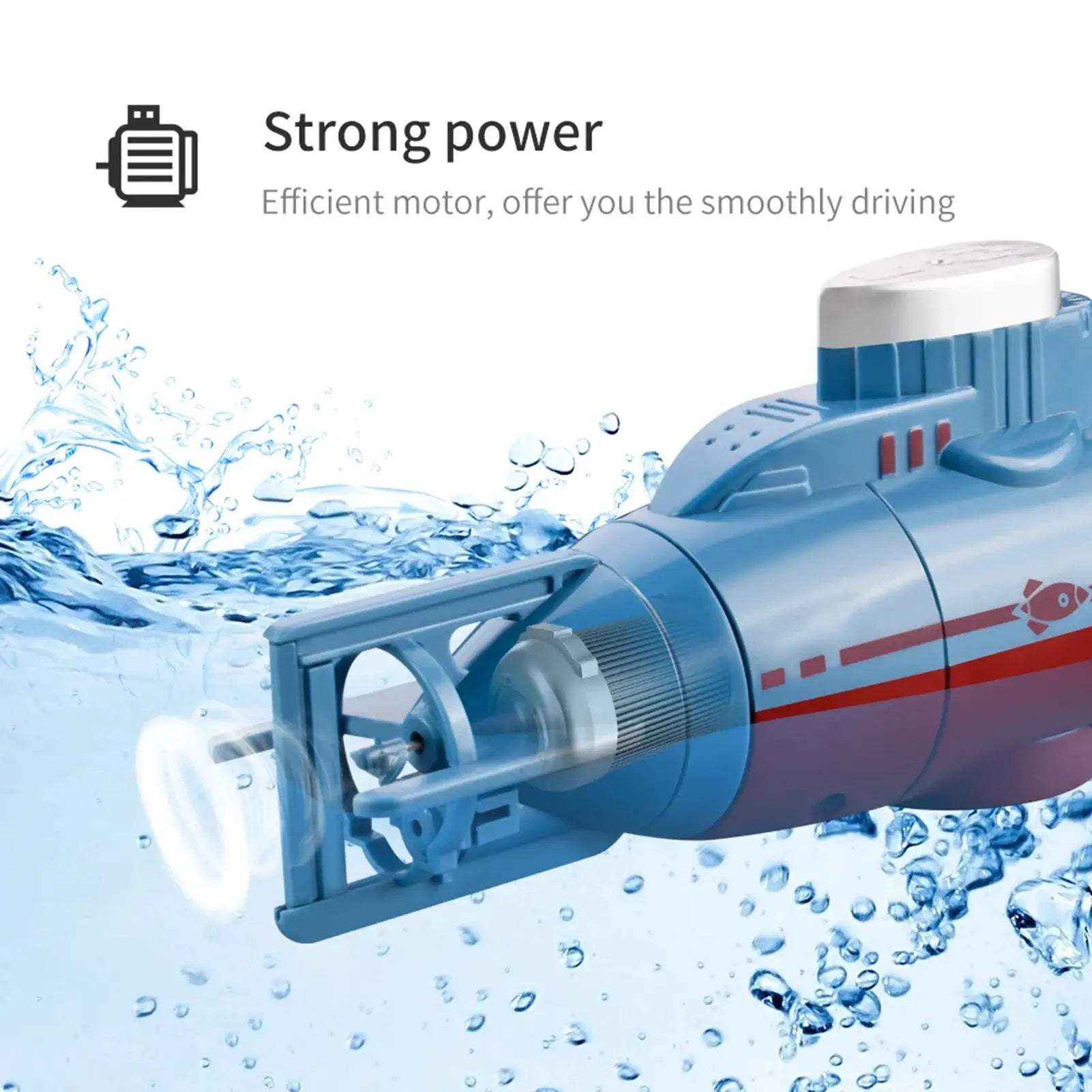 Mini Waterproof RC Submarine Dive Toy for Kids Christmas Gift - ToylandEU